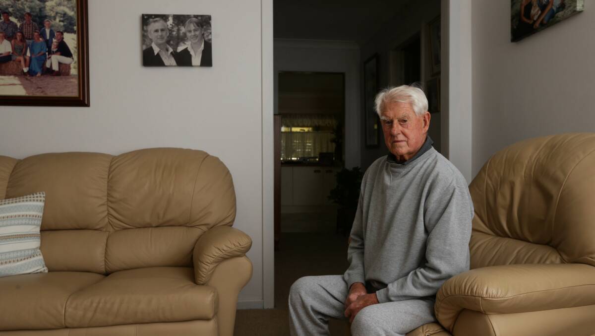IN OUR BLOOD: Ron Peters, of Weston, said growing up in Cessnock there was "nothing else to do" but work in coal mines. The 90-year-old said mines were part of the region's identity. Picture: Johnathan Carroll