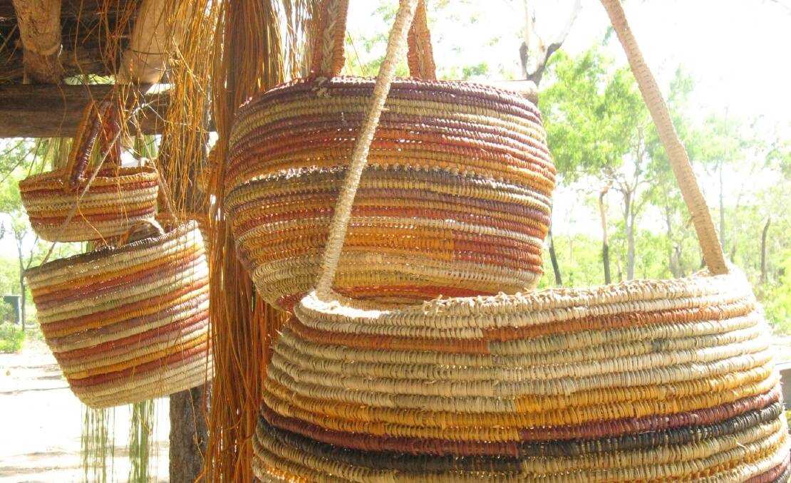 OVER AND UNDER: Weaving baskets is one of the most simple and yet ancient practices.