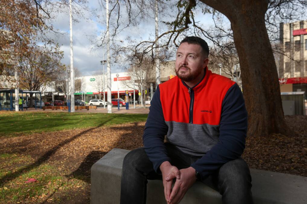 Albury Wodonga Health's care for Richard Hendrie, 31, is being investigated by the Mental Health Complaints Commission. Photo: Tara Trewhella 