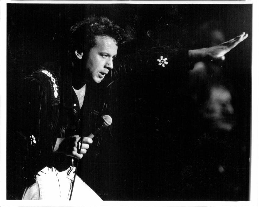 Enduring: Kerr at Sydney Entertainment Centre in 1989. Picture: Fairfax 
