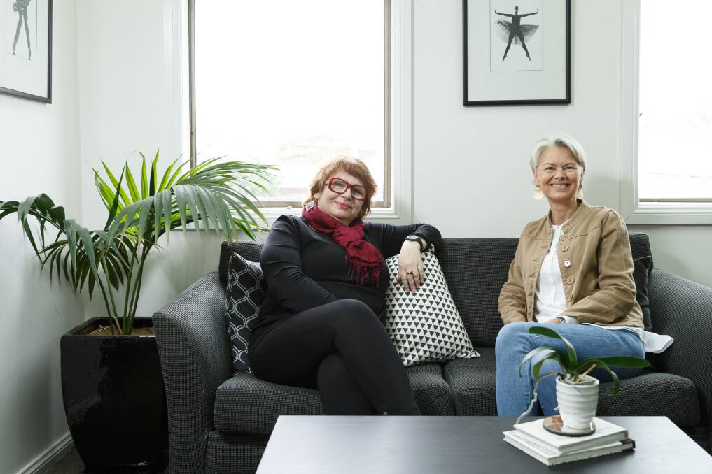 Sense of self: Janelle Gerrard and Charlotte Thaarup are no strangers to Impostor Syndrome. Picture: Max Mason-Hubers