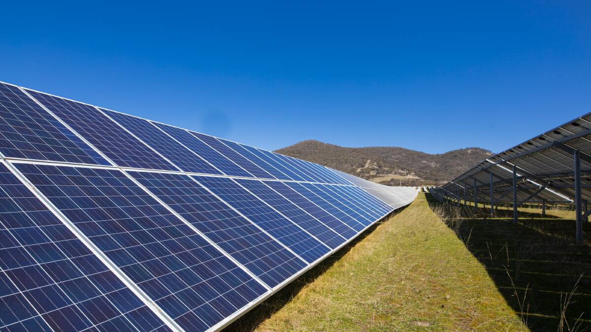 Royalla Solar Farm. Generic, solar pannels, solar farm, solar energy, renwable energy. Picture: Jamila Toderas