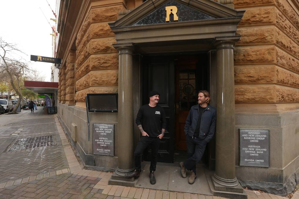 New beginnings: Brendhan Bennison and Mike Galvin at The Ship Inn, which opens soon on the old Reserve Wine Bar site. Pictures: Simone de Peak 
