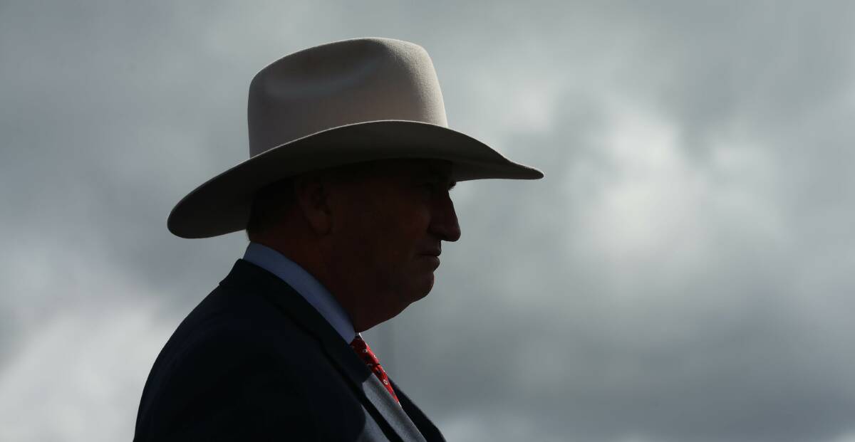 Barnaby Joyce says he found out about the extra power in an "oblique" way. Picture: Jonathan Carroll