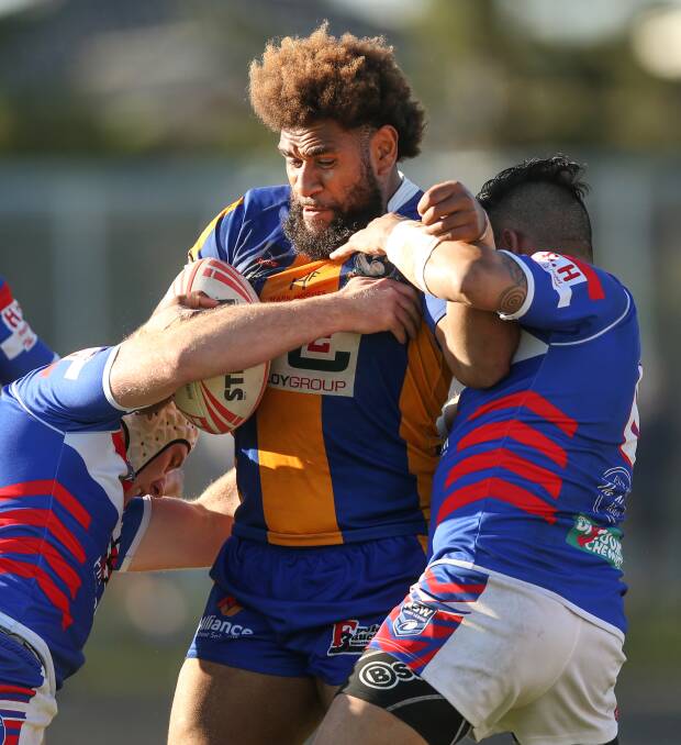 PRIDE: Fijian international Junior Roqica, who has played for Lakes and now Central in the Newcastle Rugby League competition, will notch up another Test this weekend. Picture: Marina Neil 