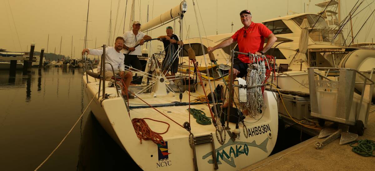 DOCKED: Newcastle Cruising Yacht Club boat Mako finished 76th in the 75th Sydney to Hobart. Picture: Jonathan Carroll