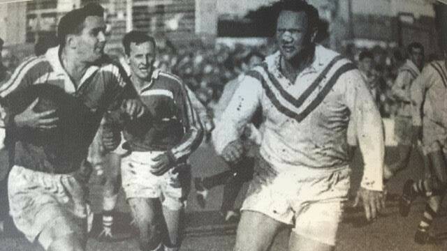 OLD RIVALS: North Newcastle v South Newcastle in first grade. Picture: Legends Of League - A History Of The Newcastle Rugby League 1908-1999.