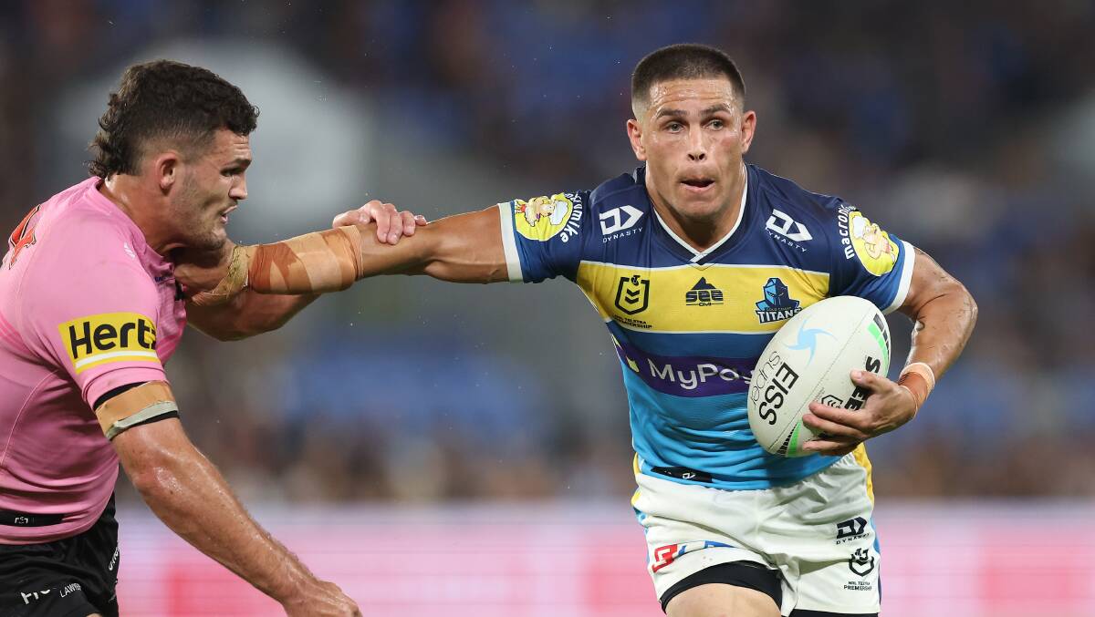 OVERSEAS: Will Smith playing NRL earlier this year. Picture: Getty