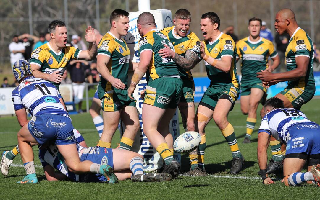 TRY TIME: Macquarie beat Central at St John Oval on Saturday. Picture: Peter Lorimer