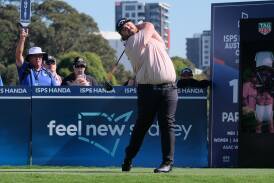 Corey Lamb at the Australian Open last year. Picture by Golf NSW
