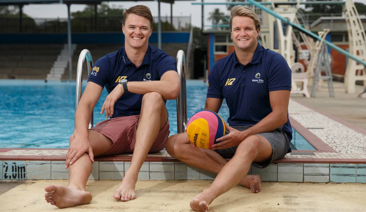 SCHEDULES: Nathan Power and Richie Campbell at Lambton Pool in January. Picture: Max Mason-Hubers