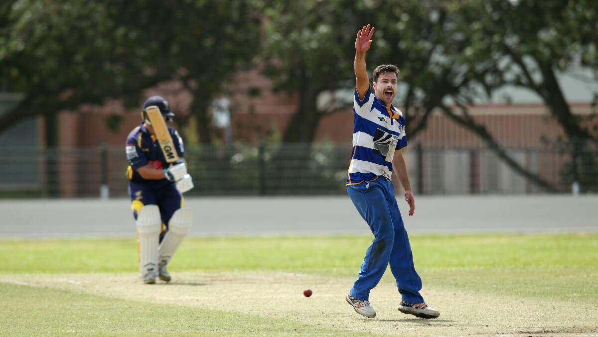 EFFORT: Newcastle Steel all-rounder Sam Webber scored 40 off 20 balls and took a wicket in Sunday's T20 loss to Sydney CC at Drummoyne Oval. Picture: Max Mason-Hubers.