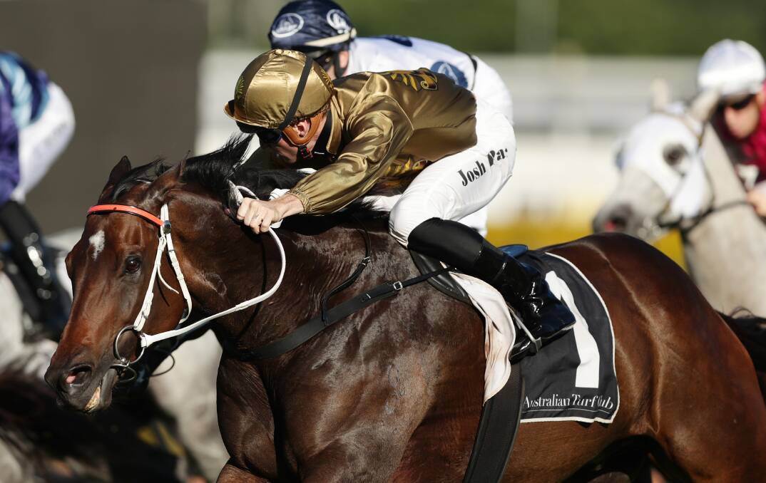 NUMBER ONE: Kris Lees-trained Tactical Advantage, ridden to victory by jockey Josh Parr in the listed Hawkesbury XXXX Gold Rush (1100 metres) at Rosehill on Saturday. Picture: Getty Images