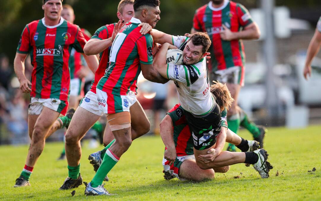 FULL TIME: Chad O'Donnell playing for Newcastle Rugby League minor premiers Maitland against Wests at Harker Oval earlier this season. Picture: Max Mason-Hubers