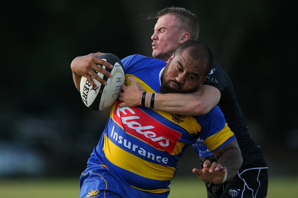 LEADER: Chris Ale playing for Hamilton in last year's NHRU decider.