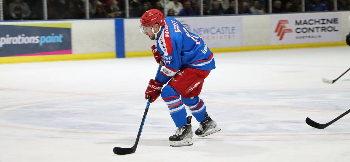 Northstars import Francis Drolet scored a double on Sunday. Picture by Jess Fuller