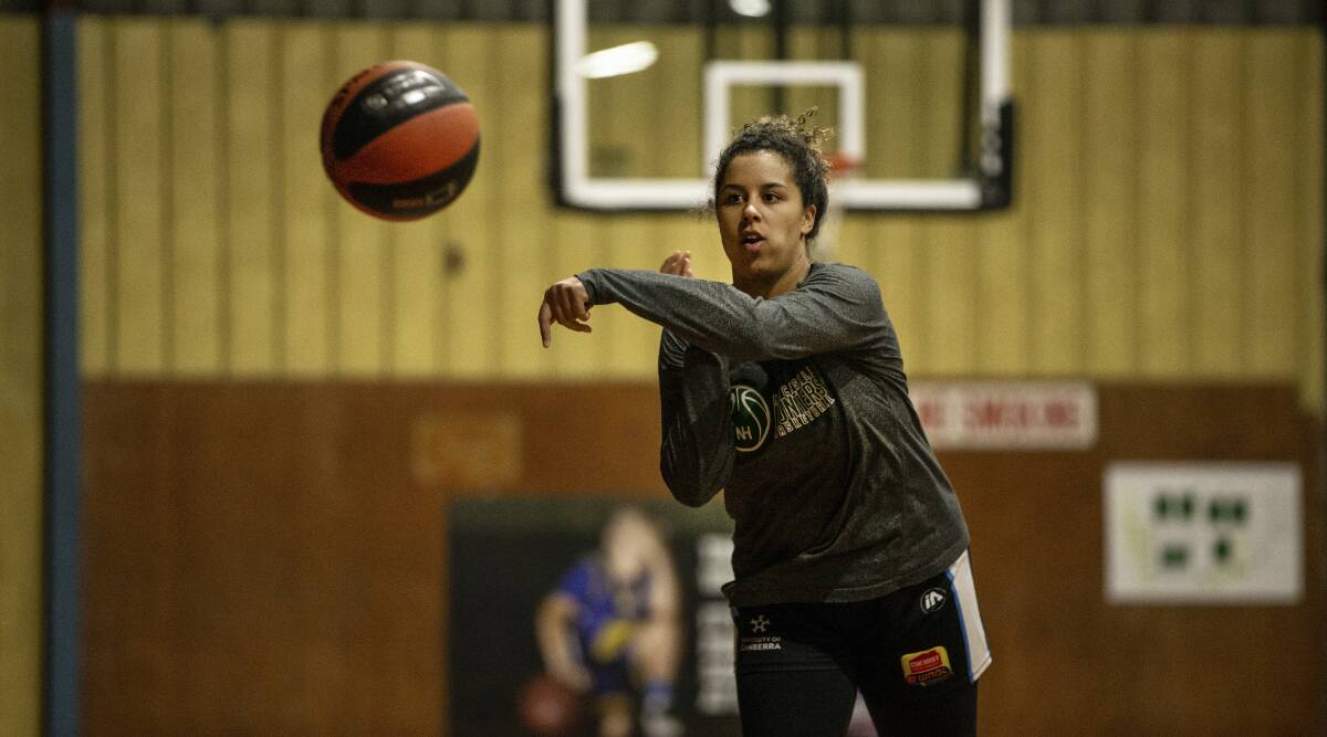 BACK: Hannah Young could be part of an all-WNBL starting five for Newcastle in 2020. Picture: Marina Neil