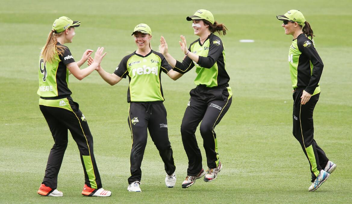 BUSY: Hunter product Maisy Gibson has been named in the NSW Breakers squad for the Women's National Cricket League final against Queensland on Sunday before starting a Women's Big Bash League title defence with the Sydney Thunder on December 10. Picture: Getty Images.