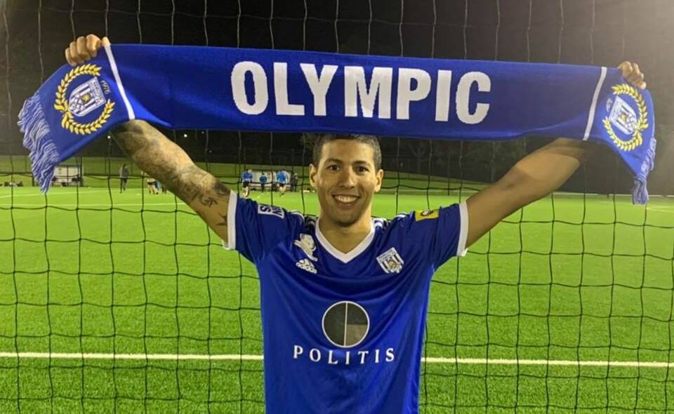 NEW RECRUIT: Brazilian national Rudnei Sheldon has signed with Newcastle Olympic for 2020. He has previous National Premier League experience with Gosnells in Western Australia. Picture: Facebook