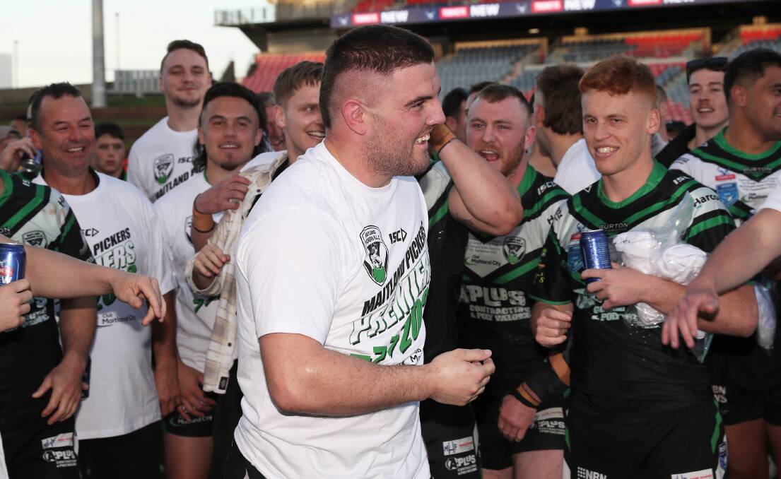 Maitland prop Jayden Butterfield received Newcastle Rugby League's man-of-the-match award after last year's decider. Picture by Peter Lorimer