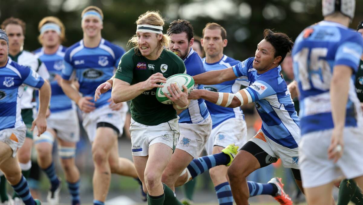 SELECTION: Merewether Carlton rugby union player Sam Fogarty has been picked in the NSW Sevens squad. Picture: Jonathan Carroll.