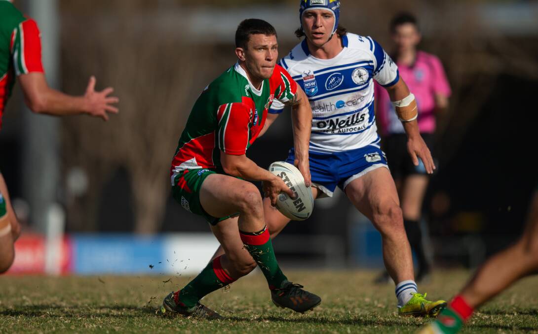 PLAYMAKER: Western Suburbs five-eighth Tom Rouse has been lining up alongisde his younger brother Sam in the Rosellas' starting XIII this season. Picture: Marina Neil 