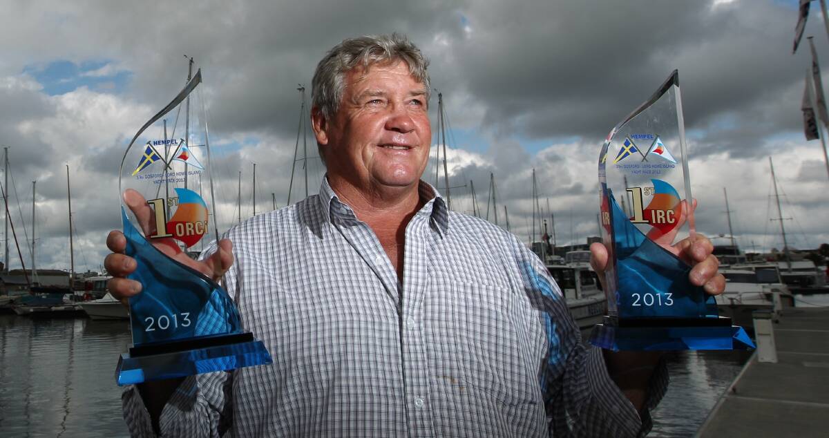 NEXT CHALLENGE: Frantic owner-skipper Mick Martin in 2013. Picture: Ryan Osland