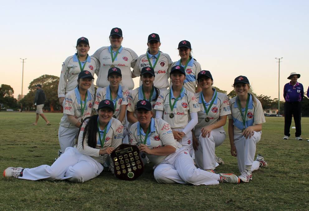 CHAMPIONS: City won the first Newcastle District Cricket Association women's T20 league title with a 40-run victory over Waratah-Mayfield in Wednesday's final at Learmonth Park. Picture: Josh Callinan