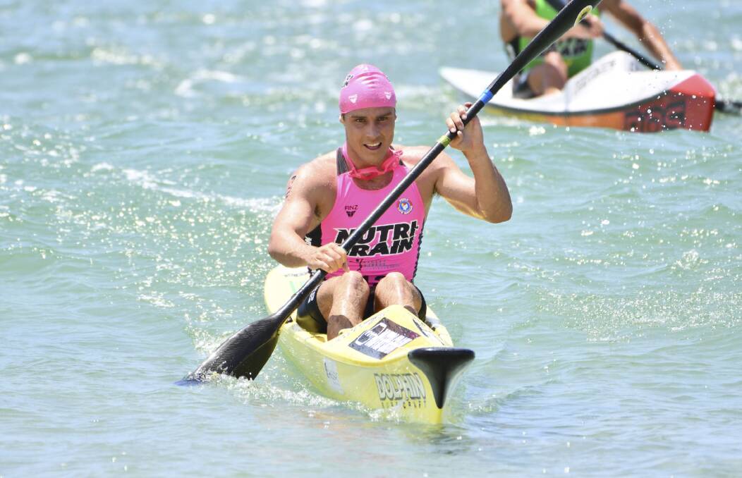 EFFORT: Redhead's Dan Collins sits seventh on the Nutri-Grain Ironman Series rankings after two rounds. Sunday's third event at North Bondi was postponed because of Tsunami warnings. Picture: Supplied