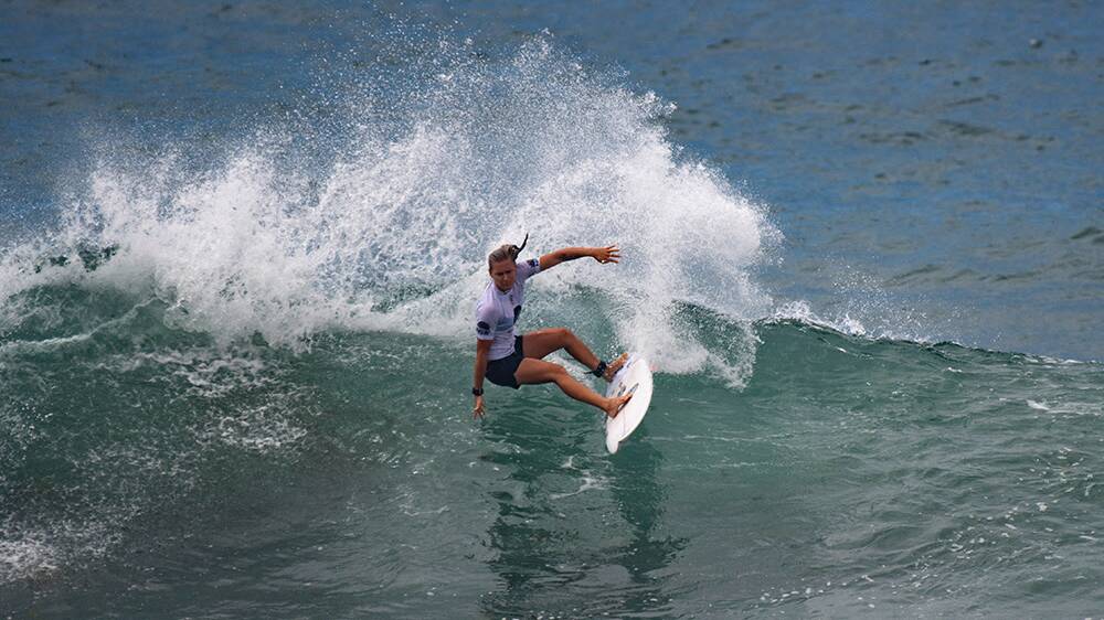 ROUND TWO: Sarah Baum. Picture: Ethan Smith/Surfing NSW