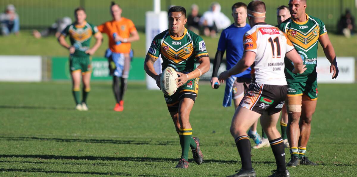 NEW CHALLENGE: Terence Seu Seu playing for the Wyong Roos last year. Picture: David Stewart
