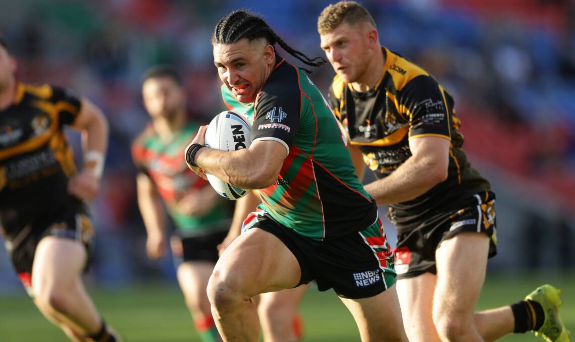SHUFLLE: Wests five-eighth Ryan Walker played second-row for the Rosellas when they won the 2019 Newcastle Rugby League grand final. Picture: Jonathan Carroll