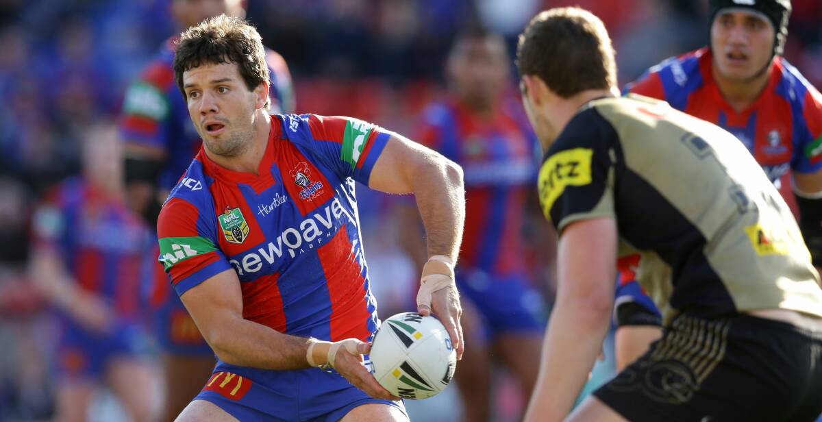 RETURN: Newcastle Rugby League player of the year Chris Adams will be back for Lakes this weekend after his mid-season NRL stint with the Knights ended against Penrith at home on Sunday. Picture: Jonathan Carroll.