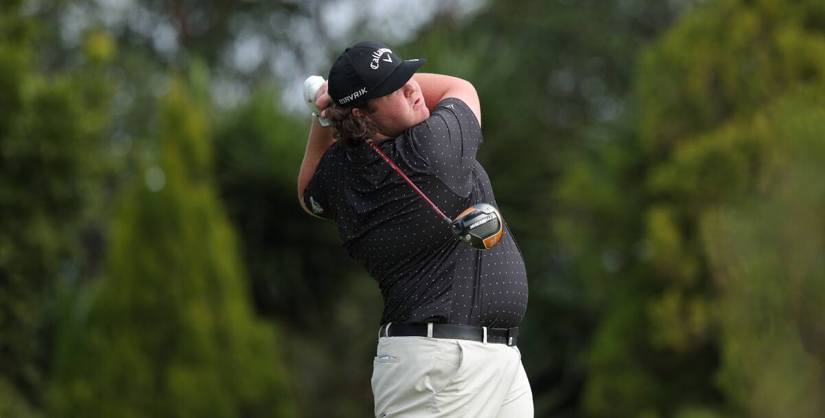 Hunter golfer Corey Lamb qualified on Monday for the Australian Open. Picture by Max Mason-Hubers