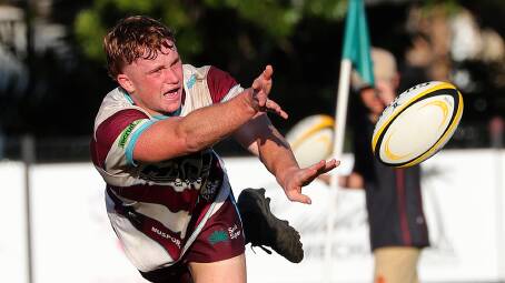 University halfback Murray Sutherland took out last year's Anderson Medal. Picture by Peter Lorimer