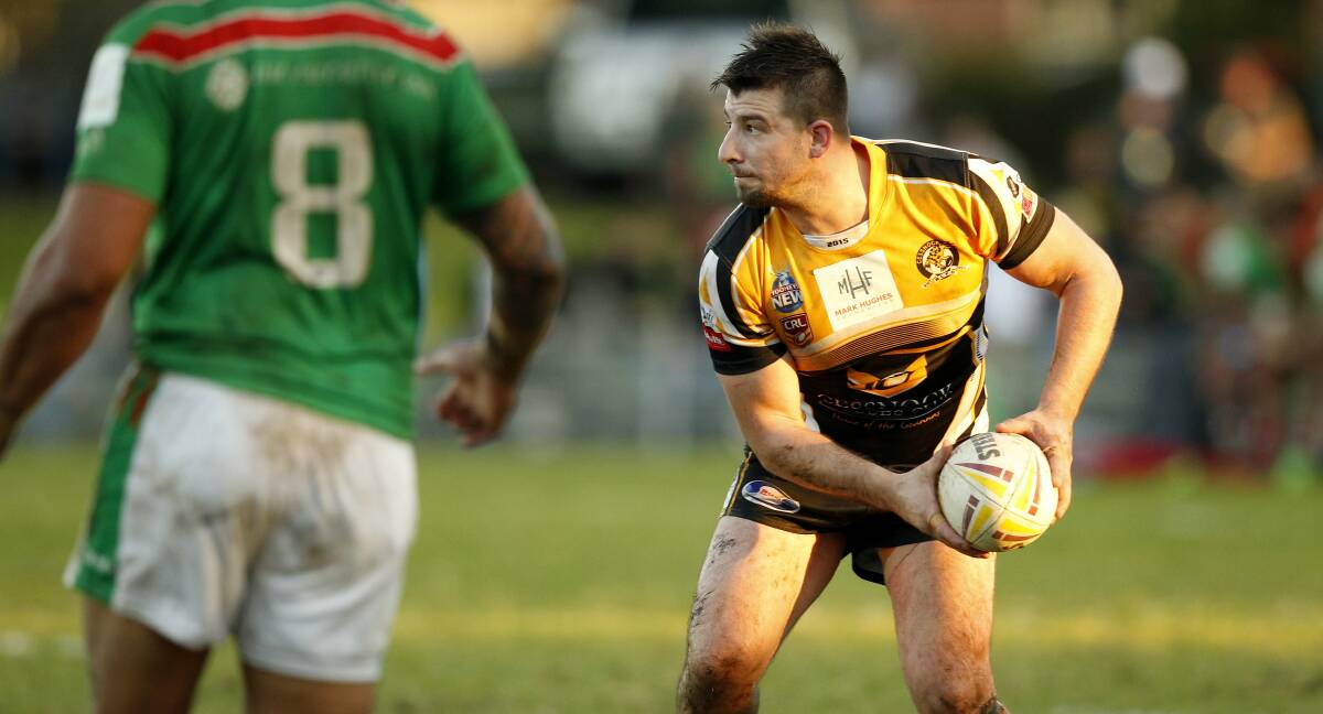 BACK: Cessnock recruit Liam Foran playing for the Goannas in 2015. Picture: Max Mason-Hubers