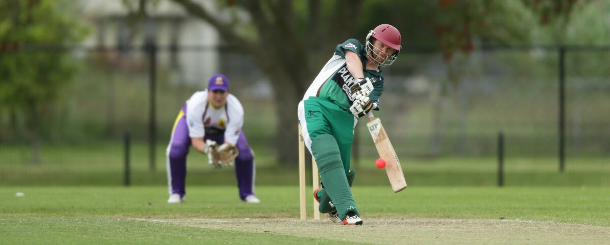 TON: Waratah-Mayfield skipper Nathan Hudson produced the highest score in first grade this season when he made 144 against Toronto at home on Saturday. Picture: Jonathan Carroll