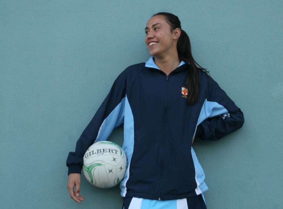 MULTI-TALENTED: Kilaben Bay 15-year-old Dakota Thomas has been selected in the Australian Schoolgirls netball squad. Picture: Josh Callinan.