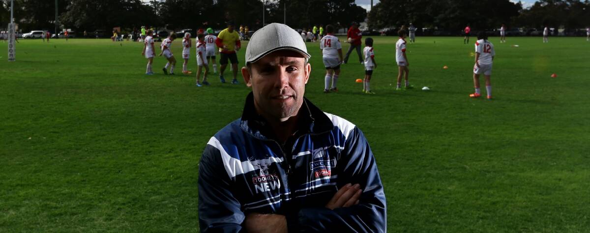 FINAL WHISTLE: Newcastle Rugby League CEO Matt Harris finishes next month. Picture: Jonathan Carroll