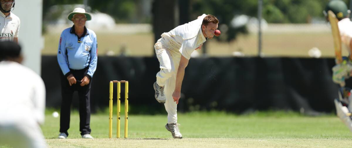 Wallsend's Nathan Price bowled seven overs and took 2-12 in last weekend's semi-final. Picture by Jonathan Carroll 