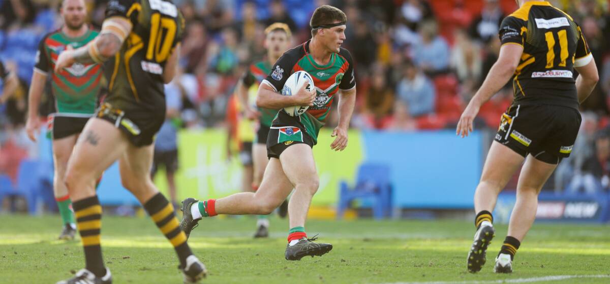 LEADER: Ben Stone playing for Wests in last year's Newcastle RL grand final. Picture: Jonathan Carroll