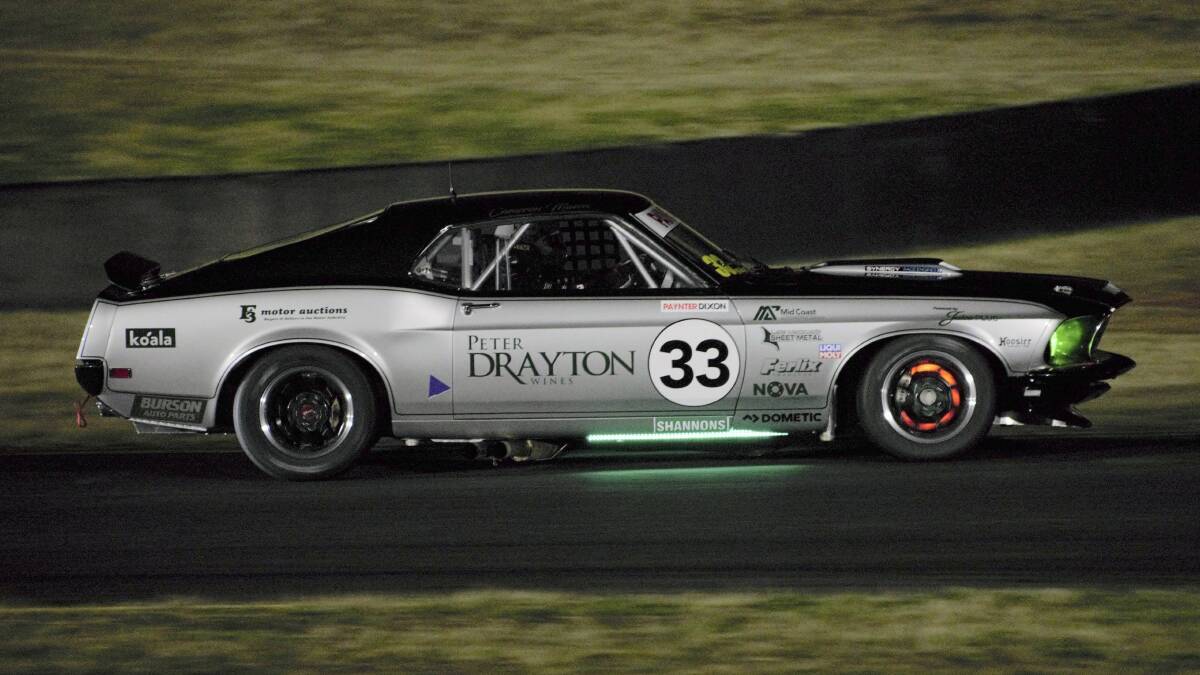 SPEED: Kilaben Bay driver Cameron Mason in action during this year's Touring Car Masters series. Picture: Kevin Shaw