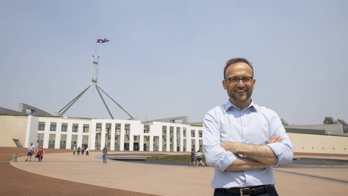 Adam Bandt is facing his first election as leader of the Australian Greens. Picture: Sitthixay Ditthavong