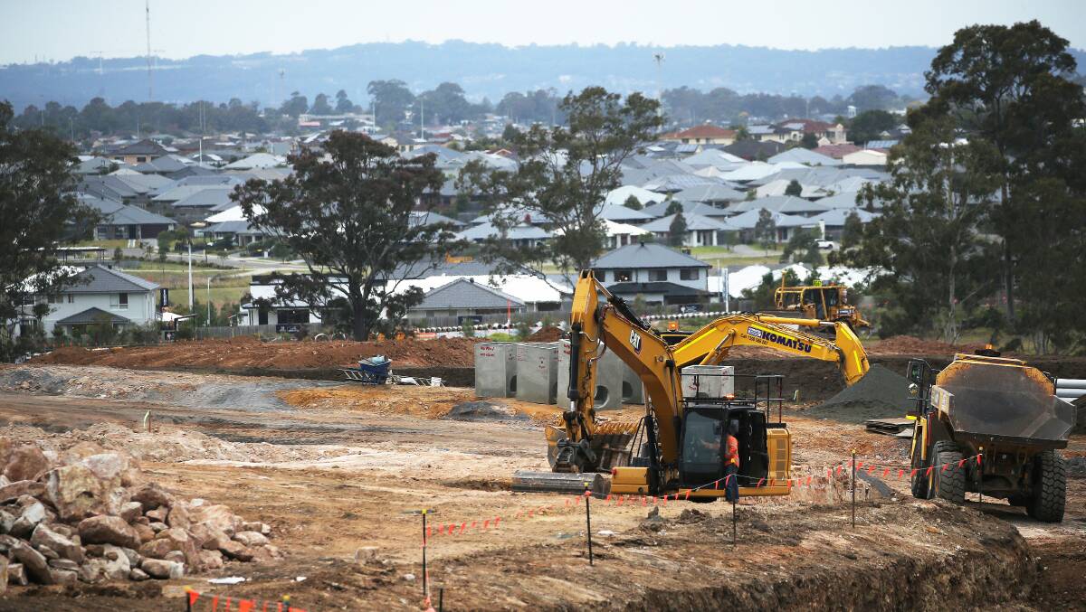Housing construction and earthworks at Chisholm in June. Picture by Peter Lorimer 