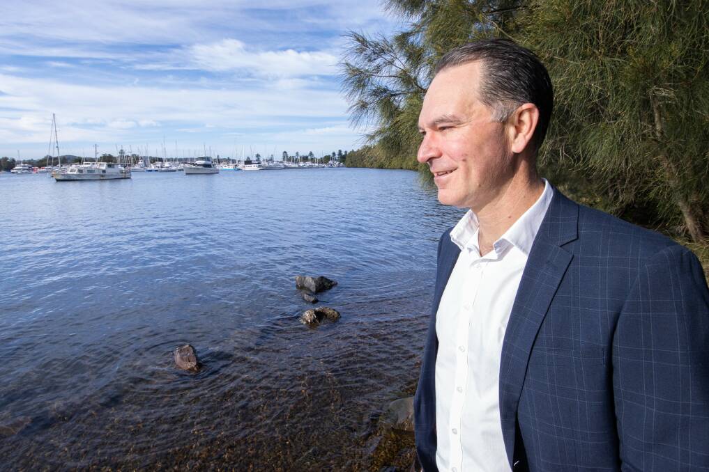 NEW VENTURE: Lake Macquarie City Council future city precincts executive manager David Antcliff at the Booragul site. Picture: Supplied