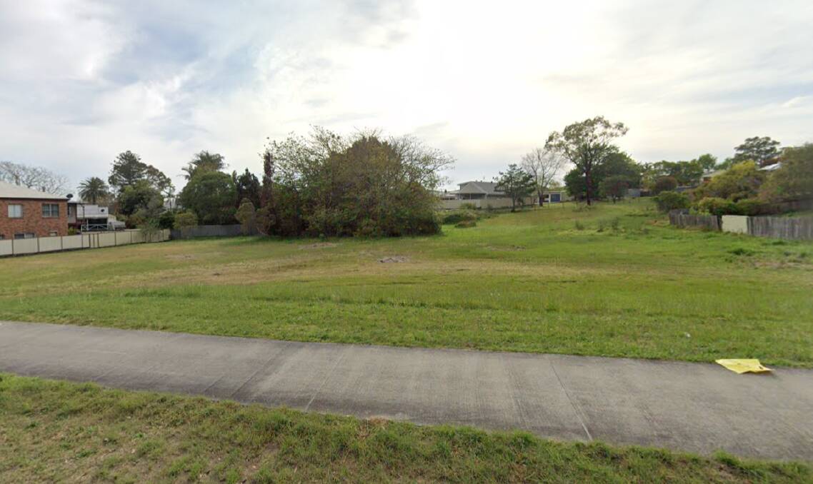The vacant block of land at Toronto Road, Booragul. Picture: Google Maps 