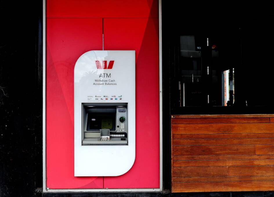 A Westpac ATM in Newcastle. Picture by Peter Lorimer.