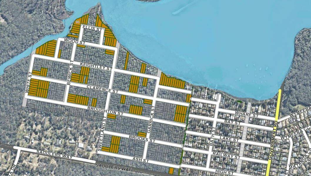 Lake Macquarie City Council sold 54 lots and a number of unformed public roads in the mostly undeveloped Ramsgate Estate at Wyee Point in June 2020. Picture supplied.