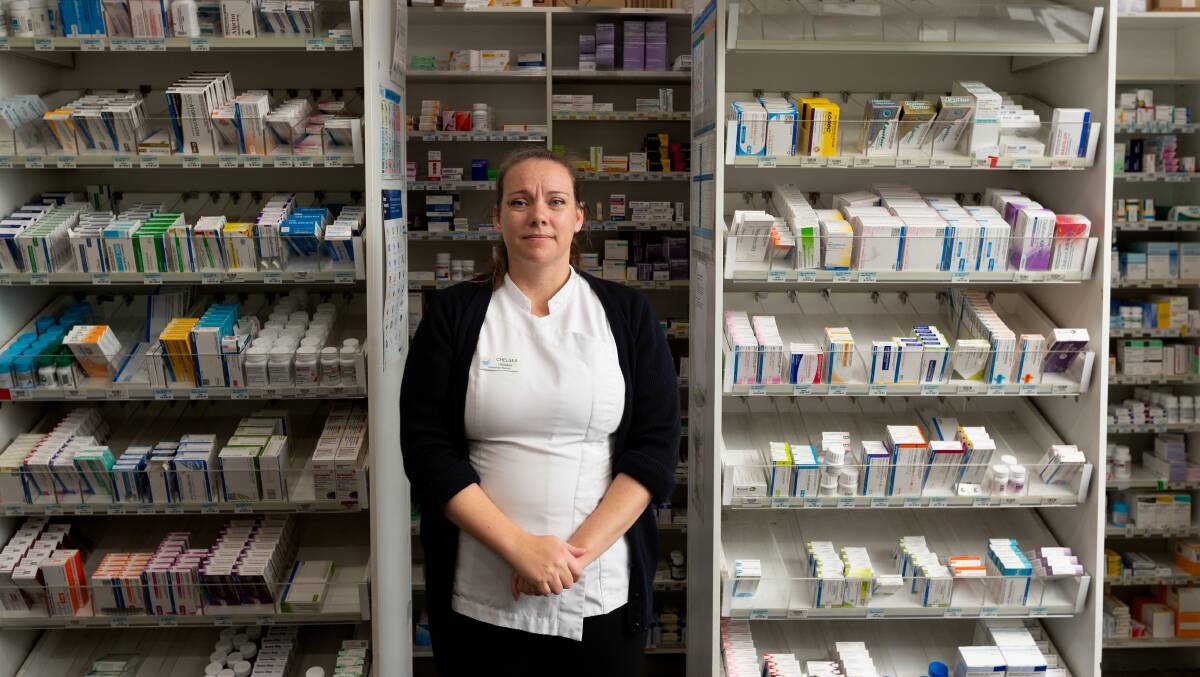 My Village Pharmacy Whitebridge co-owner Chelsea Felkai is dismayed about changes to prescription medication. Picture by Jonathan Carroll 
