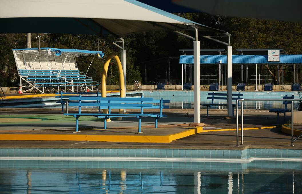 Speers Point pool would become the jewel in the crown under the 20-year plan. Picture by Simone De Peak.
